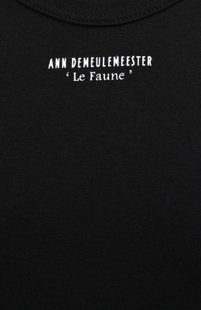 Хлопковая майка ANN DEMEULEMEESTER, арт. 2002-2451-P-236-097, фото 5