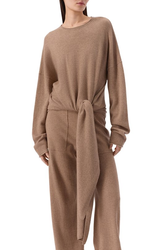 Пуловер из беби-кашемира Uma Wang V2256A005 Бежевый  V2256A005 Фото 3