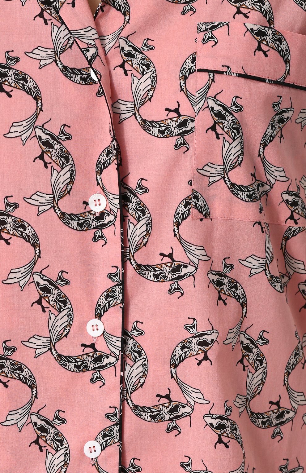 Хлопковая пижама с принтом YOLKE, арт. SS18-02C-FF-R0, фото 6