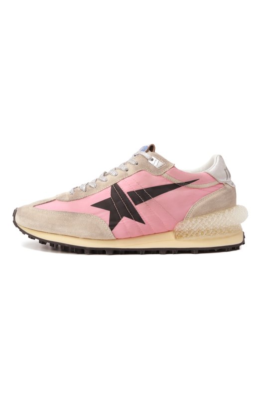 Комбинированные кроссовки Running Marathon Golden Goose Deluxe Brand GWF00684.F006720 Розовый  GWF00684.F006720 Фото 4