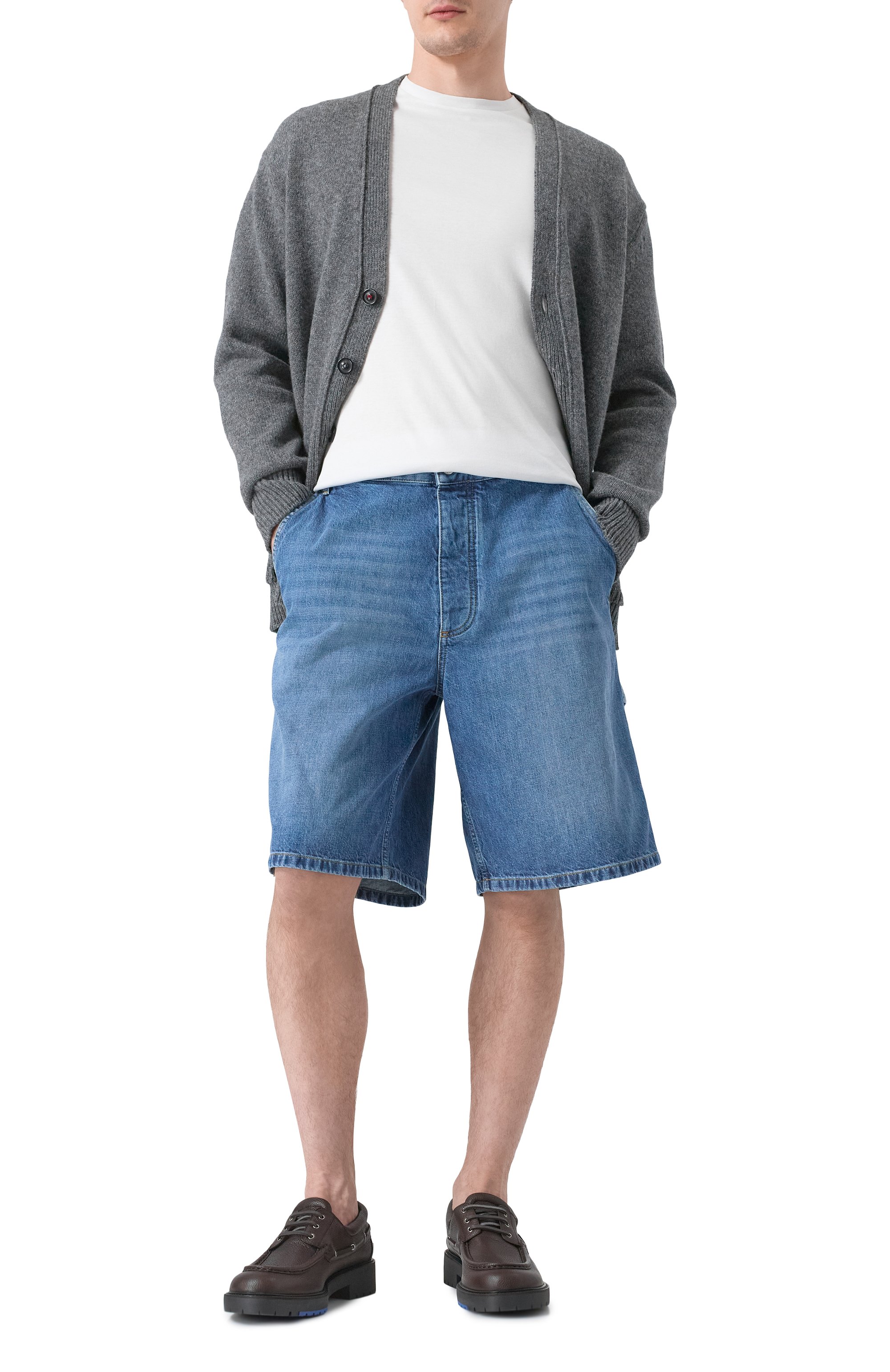 Джинсовые шорты BOTTEGA VENETA, арт. 813524/V42W0, фото 2