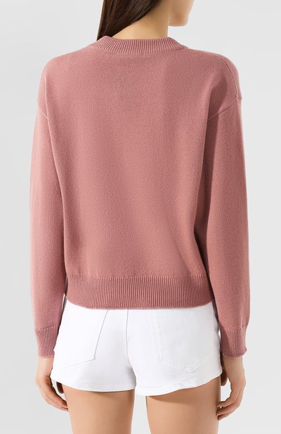 Кашемировый пуловер DOLCE & GABBANA розового цвета по цене 113000 руб., арт. FX364T/JAWLI, фото 4 Кашемировый пуловер DOLCE & GABBANA, арт. FX364T/JAWLI, фото 4