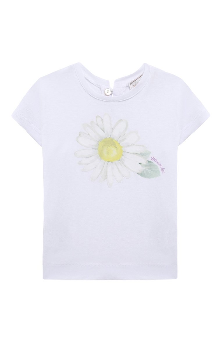 Хлопковая футболка MONNALISA, арт. 39C618, фото 1