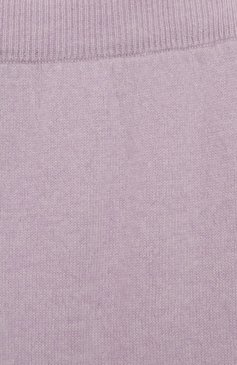 Детские кашемировые джоггеры GIORGETTI CASHMERE сиреневого цвета, арт. MB1683 | Фото 3 (Материал внешний: Шерсть, Кашемир; Нос: Не проставлено; Материал сплава: Проставлено; Девочки Кросс-КТ: Джоггеры-одежда)