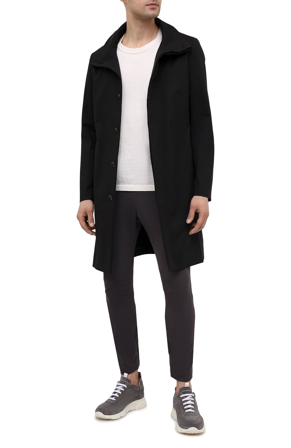 Брюки KAZUYUKI KUMAGAI темно-серого цвета по цене 34650 руб., арт. AP11-261, фото 2 Брюки KAZUYUKI KUMAGAI, арт. AP11-261, фото 2