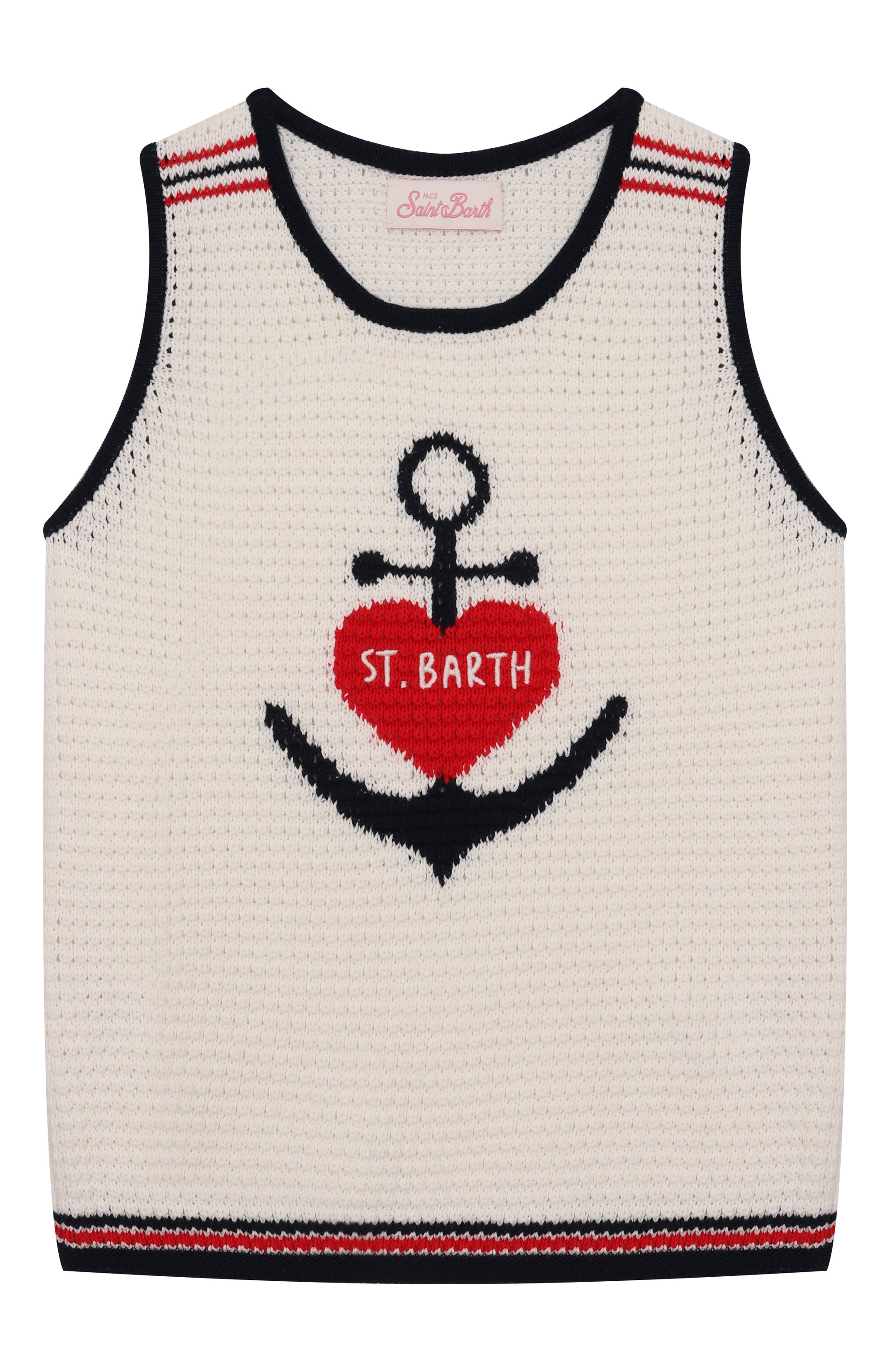 Хлопковый топ MC2 SAINT BARTH, арт. STBK ISAD0RA JR/00065H, фото 1