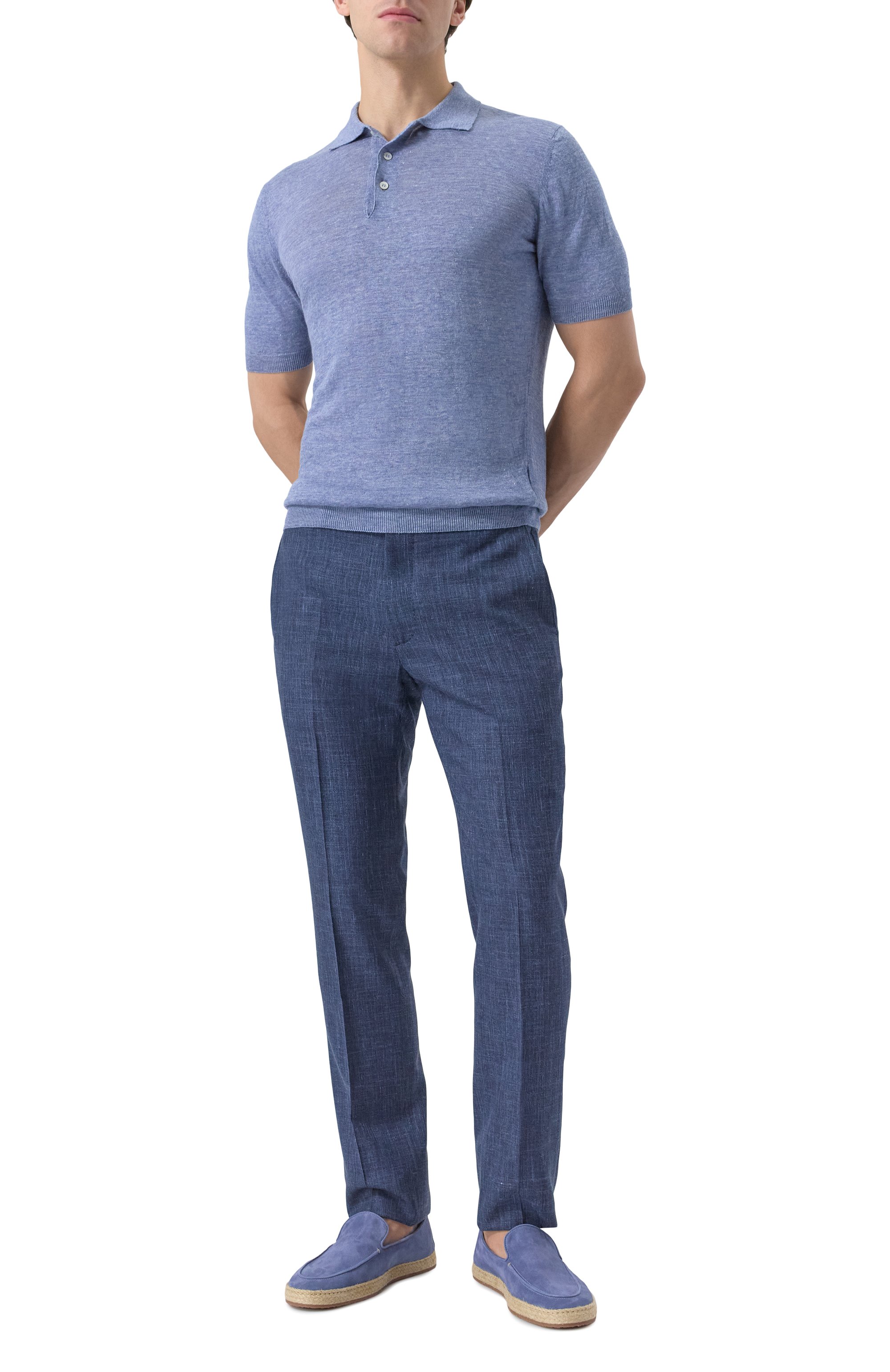 Льняное поло GRAN SASSO, арт. 57187/24804, фото 2