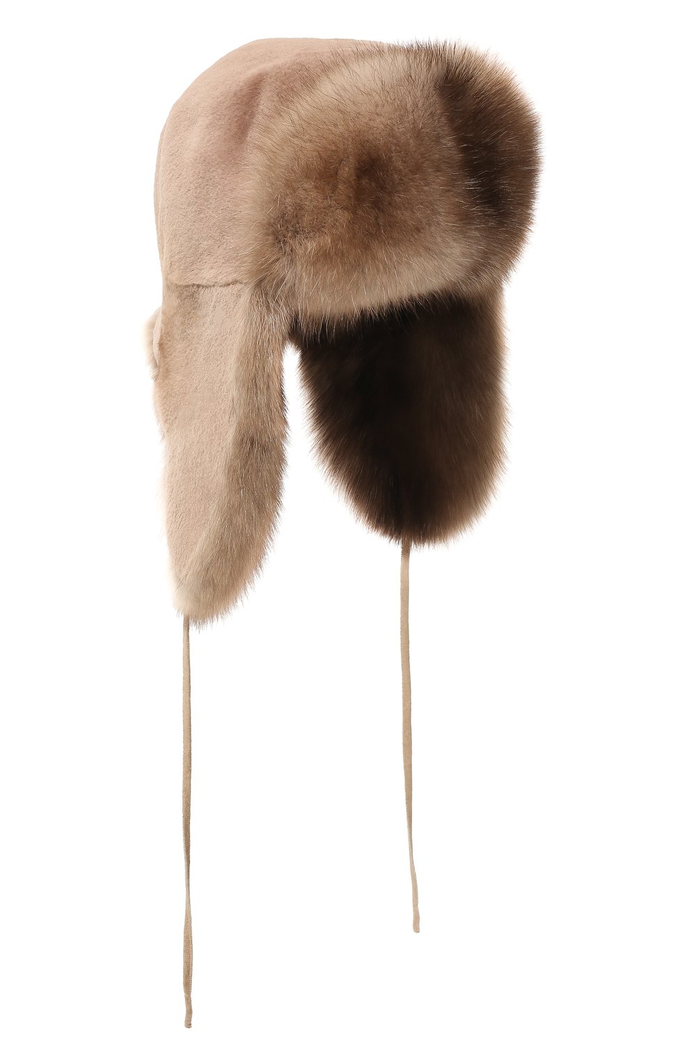 Меховая шапка-ушанка из норки и соболя VICTORIA KUSENKOVA, арт. 321913694241, фото 1