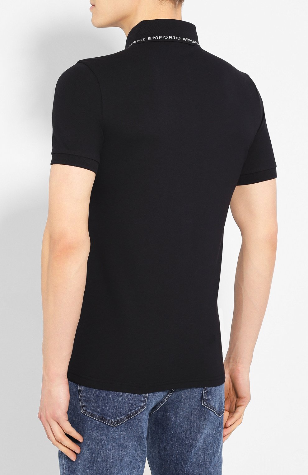 Хлопковое поло EMPORIO ARMANI, арт. 3H1FL9/1JPTZ, фото 4