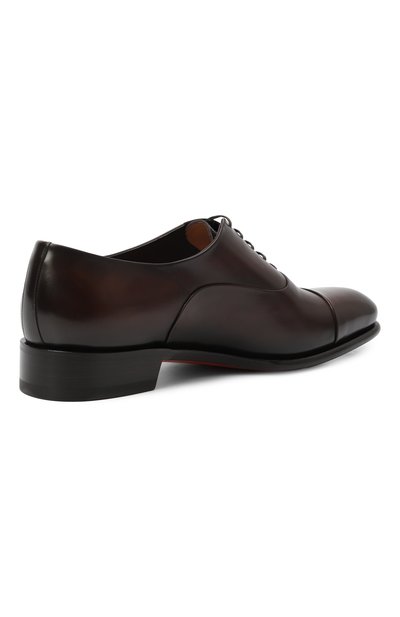 Кожаные оксфорды carter SANTONI, арт. MCCG12621MC1HKLT, фото 5