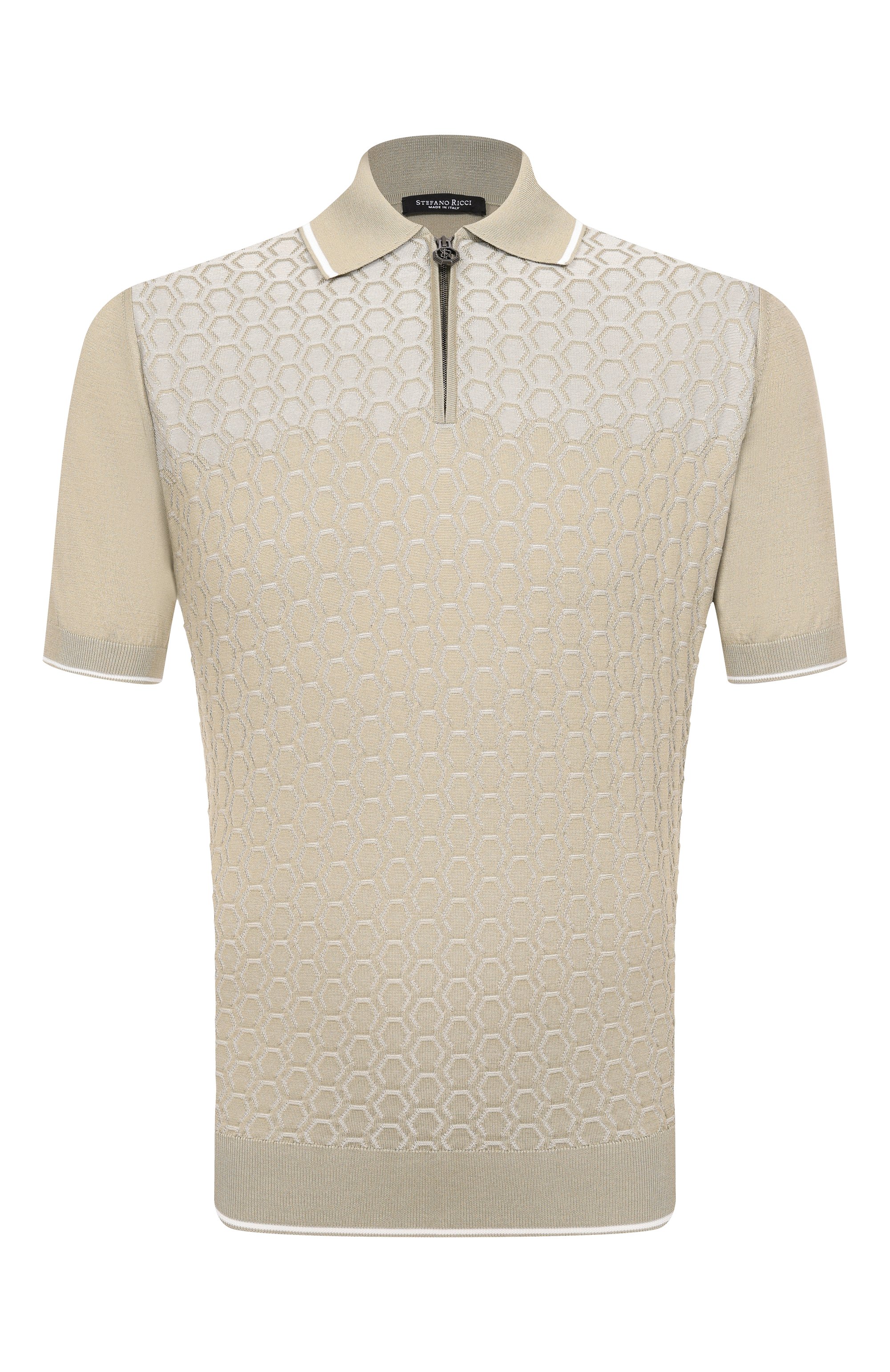 Поло из шелка и хлопка STEFANO RICCI, арт. K818109P31/F26175, фото 1