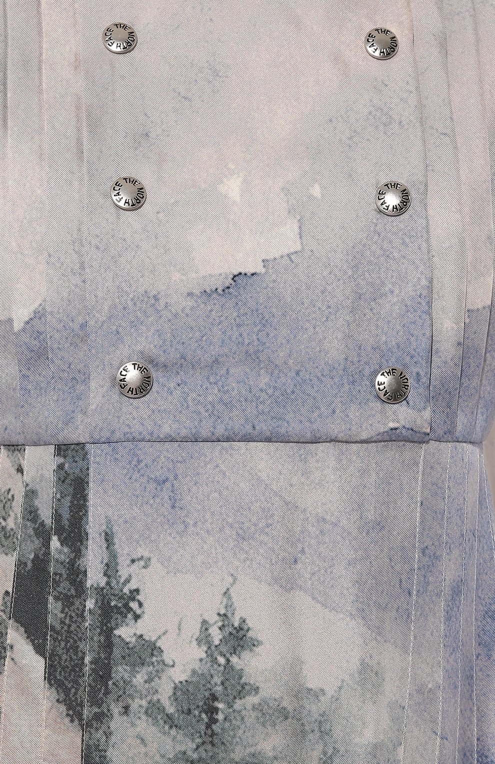 Шелковое платье the north face x gucci GUCCI, арт. 671194 ZAHRC, фото 5