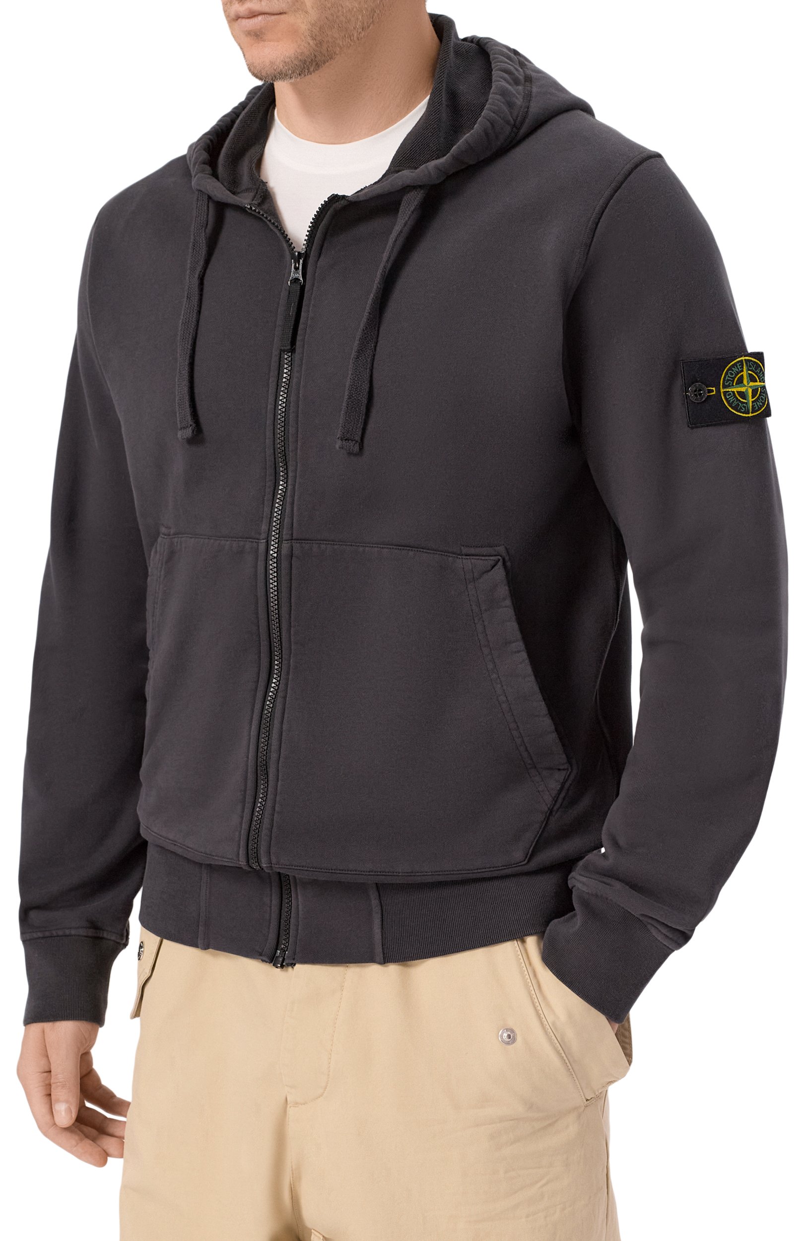 Хлопковая толстовка STONE ISLAND, арт. K2S156100061/S0051, фото 3