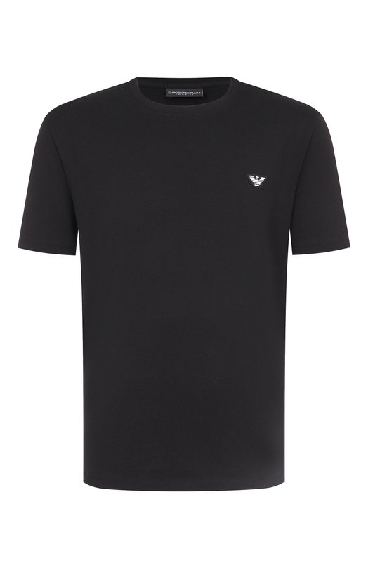 Хлопковая футболка Emporio Armani EM000574/AF12335 Чёрный EM000574/AF12335