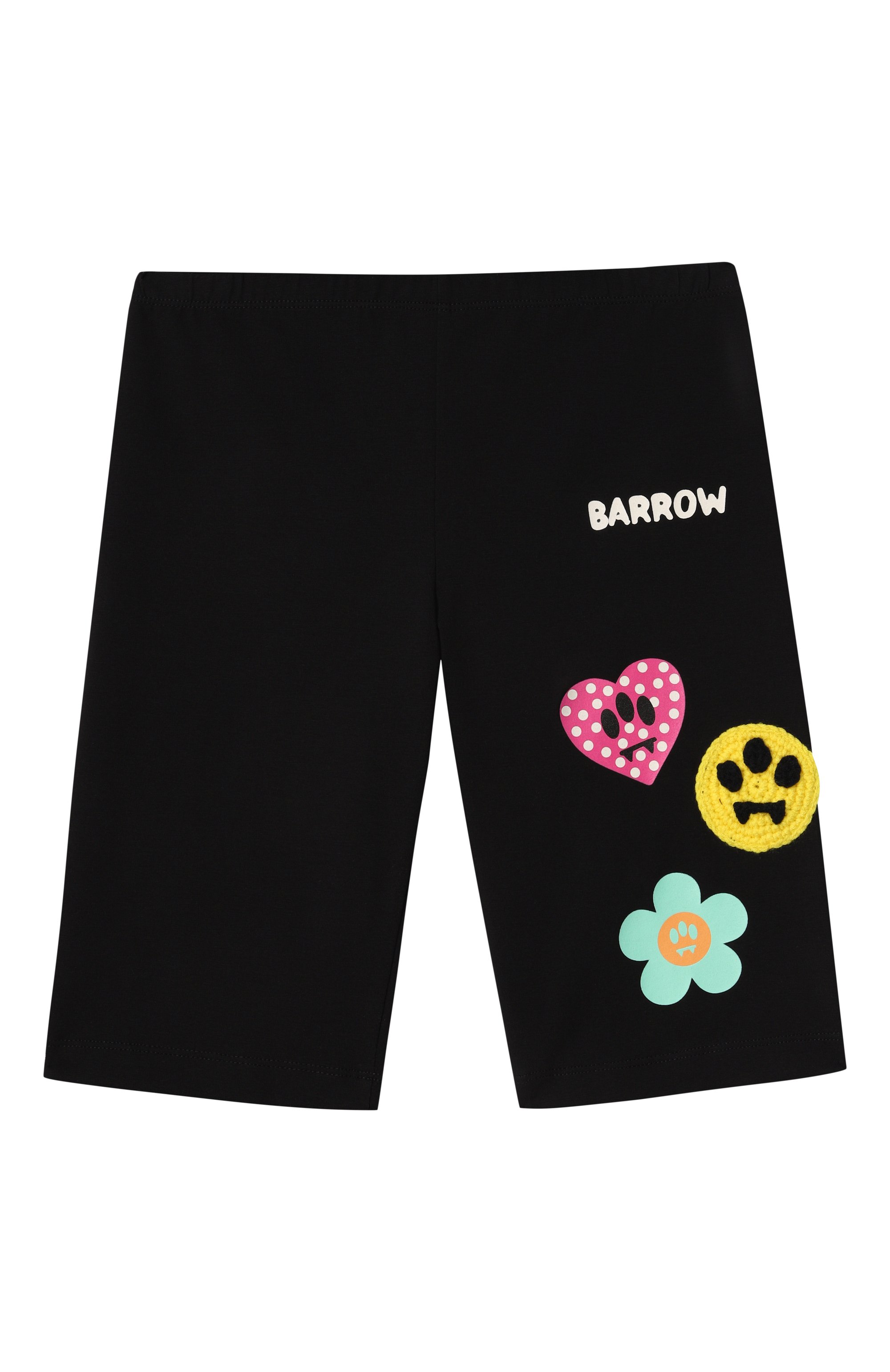 Хлопковые шорты BARROW черного цвета по цене 5995 руб., арт. S6BKJGCI144, фото 1 Хлопковые шорты BARROW, арт. S6BKJGCI144, фото 1