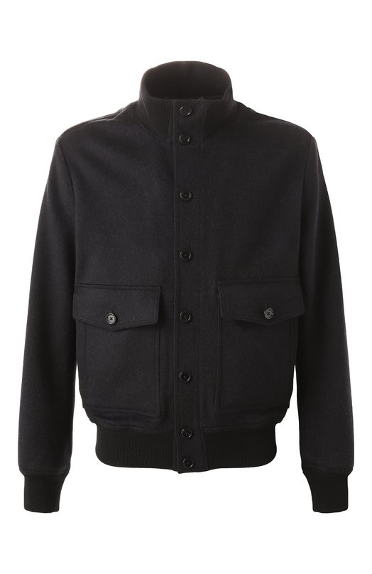 Бомбер из кашемира и шерсти Dolce & Gabbana G9BIBT/FU2D1 Синий G9BIBT/FU2D1
