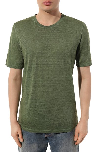 Льняная футболка 120% LINO, арт. 31ALIM7186/000E908/S00, фото 3