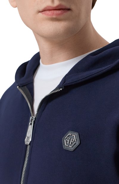 Хлопковая толстовка PHILIPP PLEIN, арт. SAFC MJB3928 PTE180N, фото 5