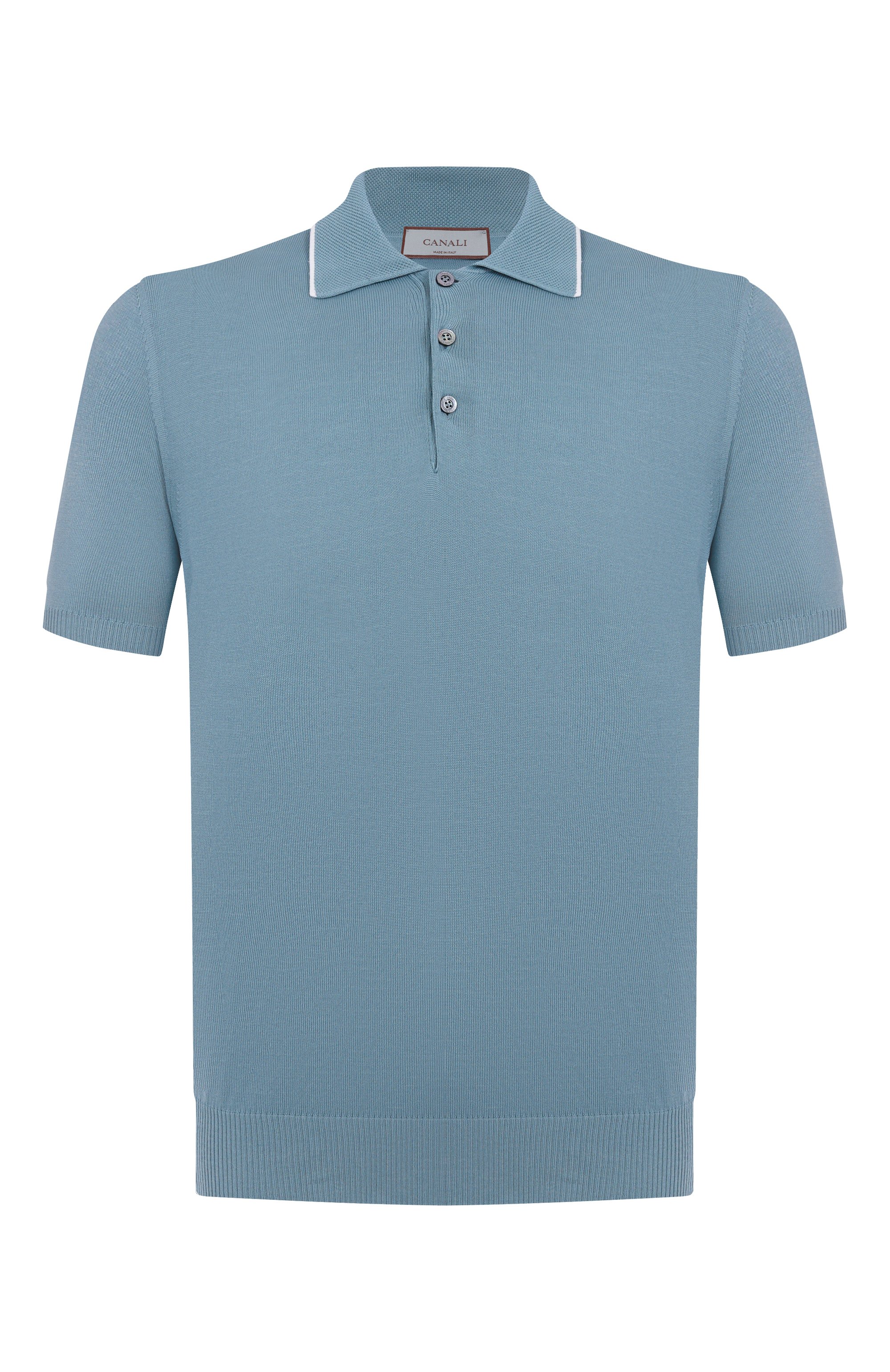 Хлопковое поло CANALI, арт. C1053/MK02261, фото 1