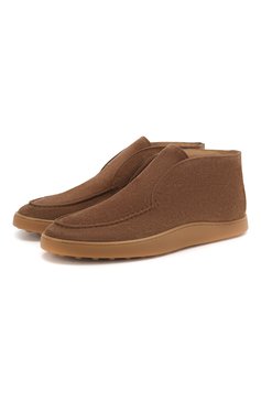 Мужские замшевые ботинки TOD’S коричневого цвета, арт. XXM52B0CW20RE0 | Фото 1 (Материал внутренний: Натуральная кожа; Подошва: Плоская; Мужское Кросс-КТ: Ботинки-обувь; Материал внешний: Замша, Натуральная кожа; Материал утеплителя: Без утеплителя; Драгоценные камни: Проставлено; Материал сплава: Проставлено)