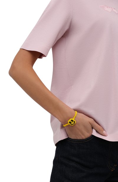 Браслет смайл HIAYNDERFYT желтого цвета по цене 3780 руб., арт. 1-2LSMB, фото 2 Браслет смайл HIAYNDERFYT, арт. 1-2LSMB, фото 2