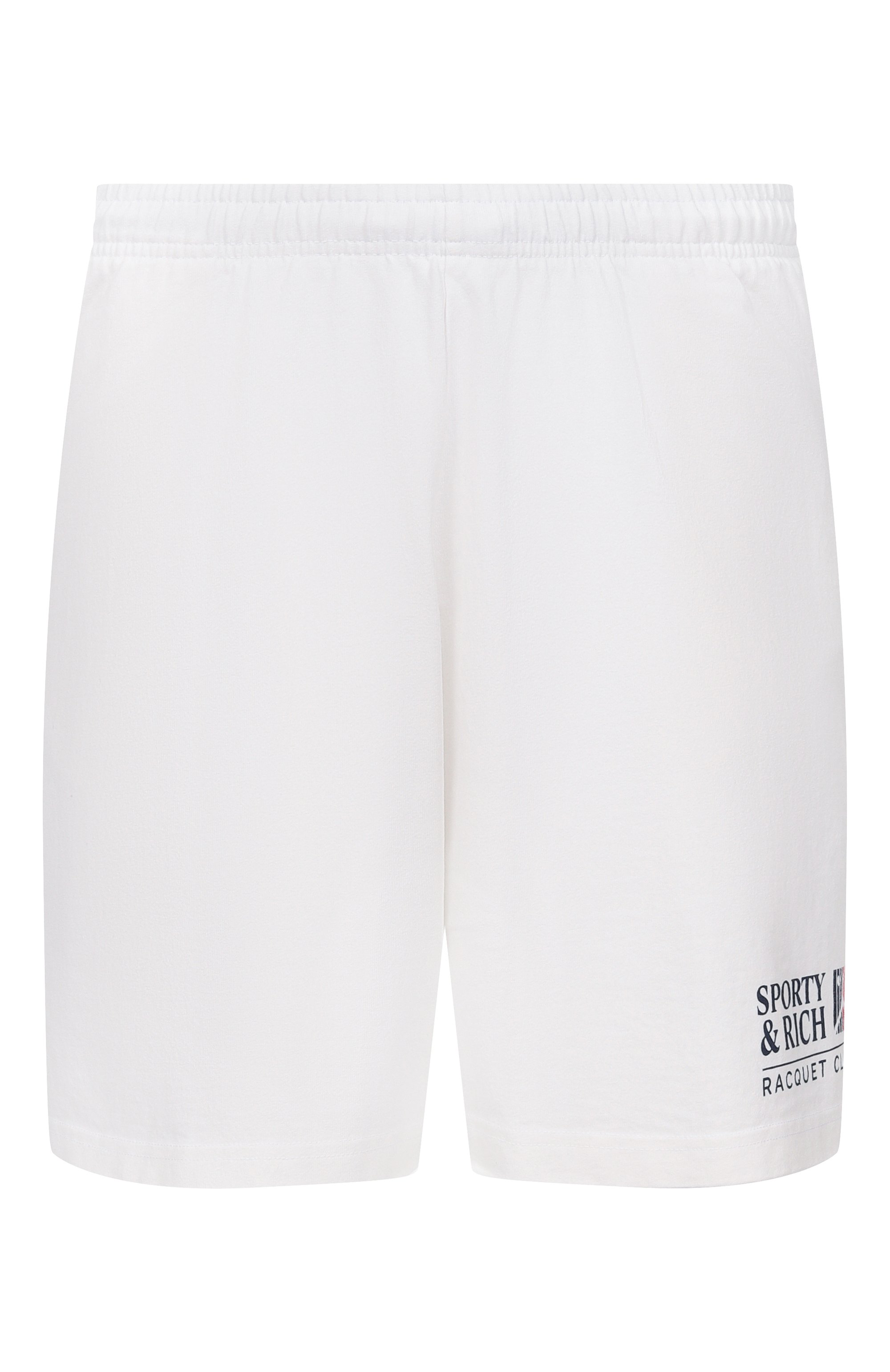 Хлопковые шорты SPORTY AND RICH белого цвета по цене 17900 руб., арт. SH039710431WH01, фото 1 Хлопковые шорты SPORTY AND RICH, арт. SH039710431WH01, фото 1