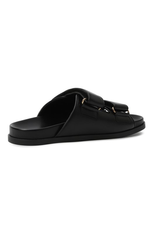 Кожаные шлепанцы Gucci 816633/AAEKU Чёрный  816633/AAEKU Фото 5