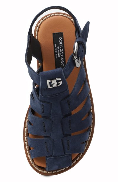 Сандалии из нубука DOLCE & GABBANA, арт. DA5279/A1061/29-36, фото 4