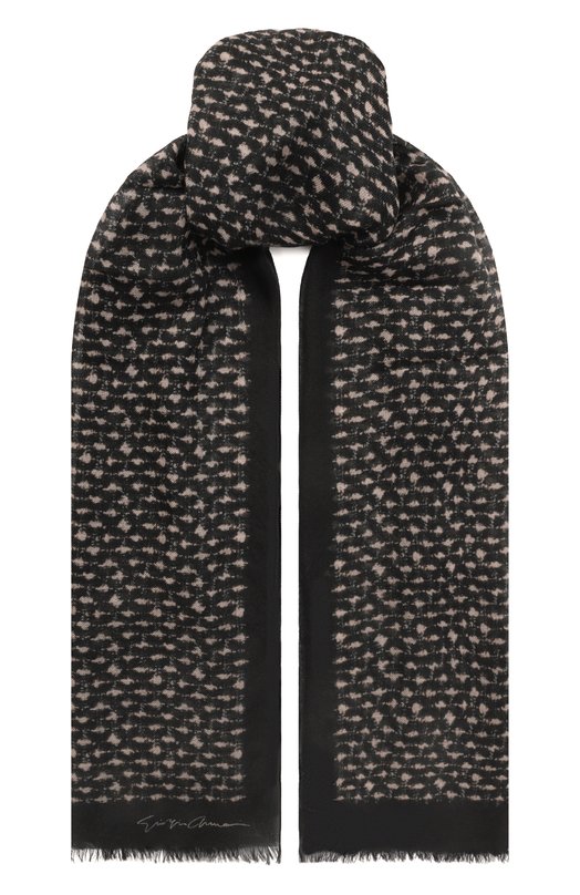 Кашемировый шарф Giorgio Armani GW001929/AF19147 Коричневый GW001929/AF19147