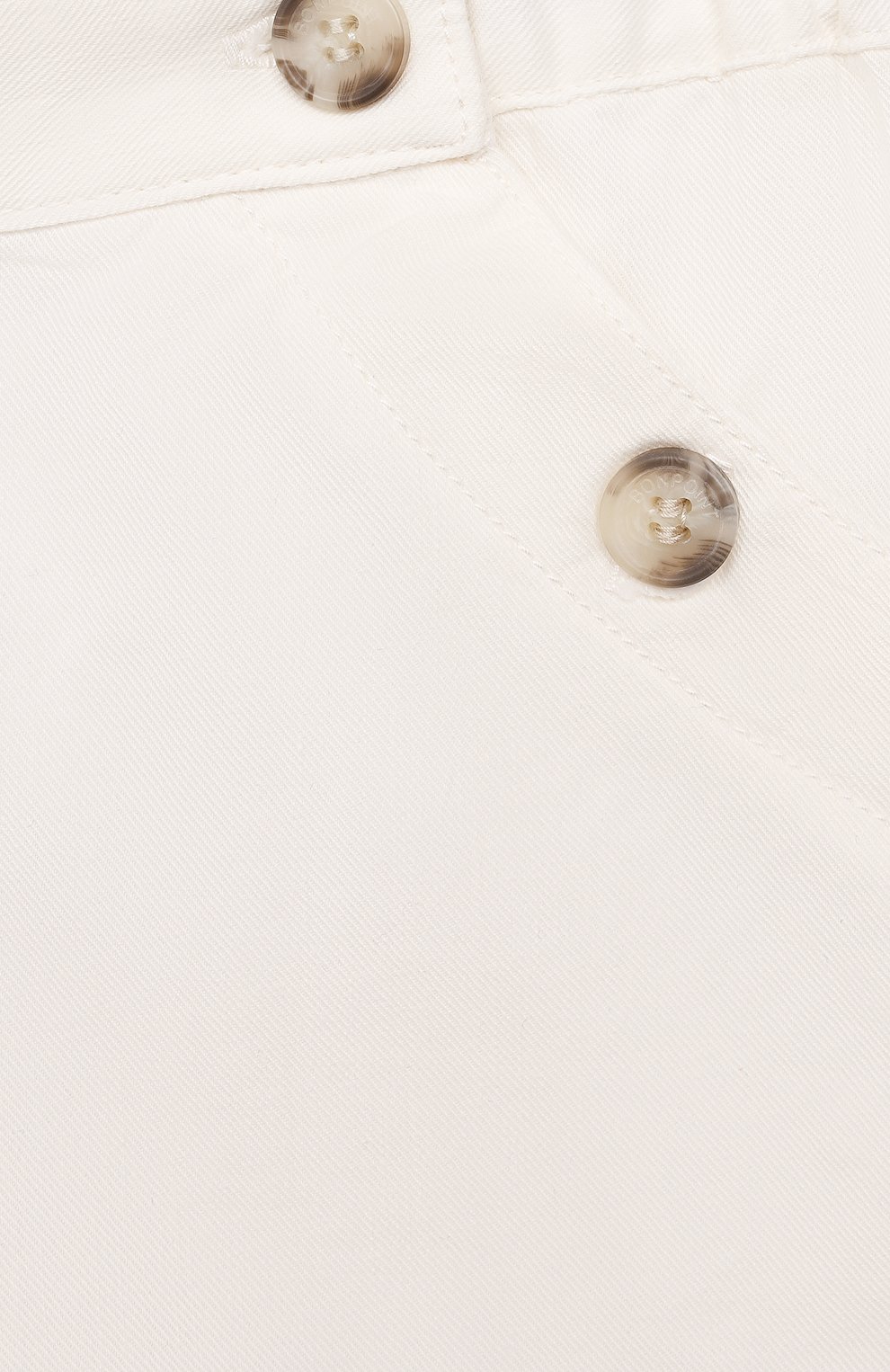 Хлопковые шорты BONPOINT молочного цвета по цене 10700 руб., арт. S01ZBEWO0502(002)_842875, фото 3 Хлопковые шорты BONPOINT, арт. S01ZBEWO0502(002)_842875, фото 3