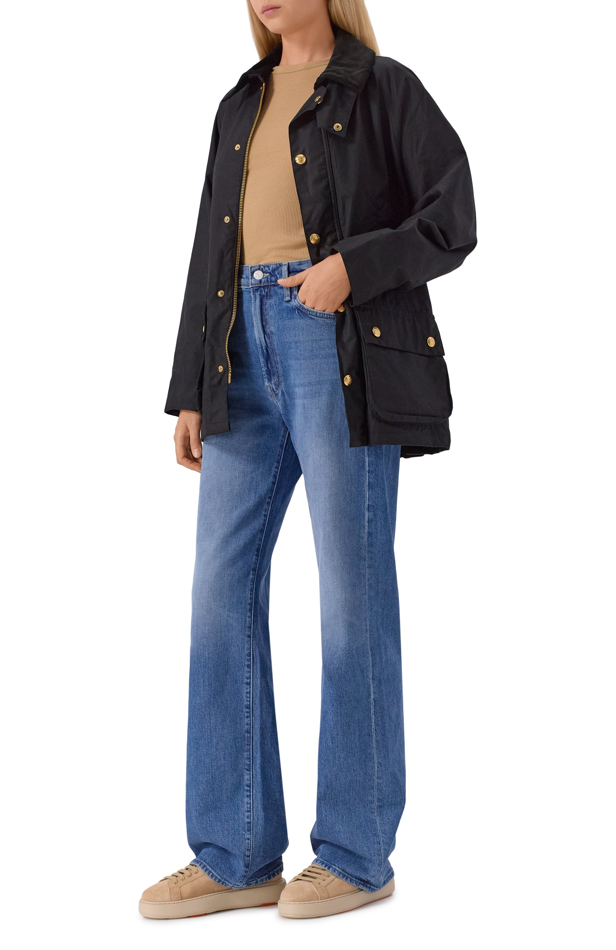 Замшевые кеды SANTONI бежевого цвета по цене 93150 руб., арт. WBCG61322NATCT0Y, фото 3 Замшевые кеды SANTONI, арт. WBCG61322NATCT0Y, фото 3