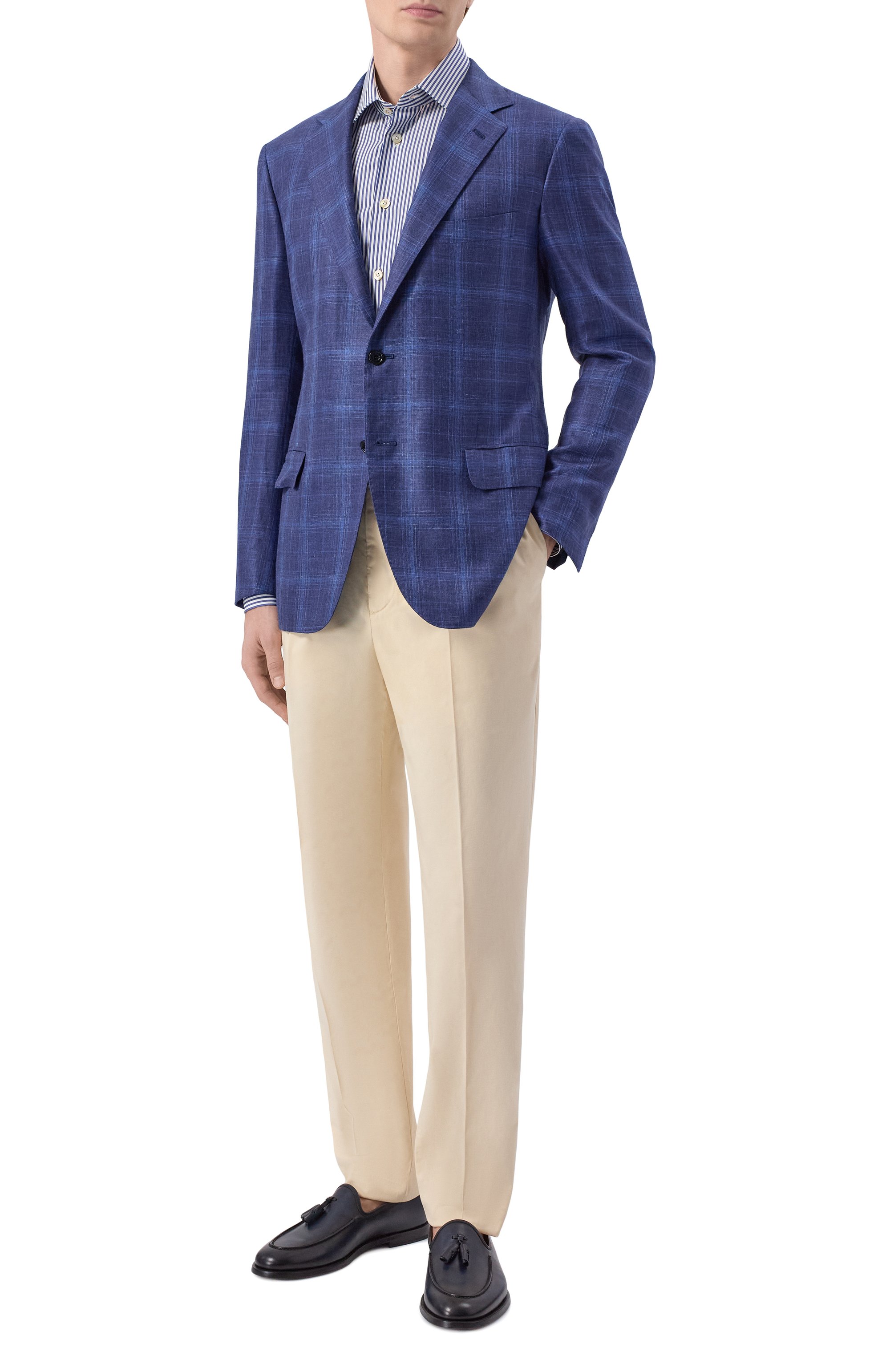 Хлопковая сорочка KITON, арт. UCCH09604, фото 2