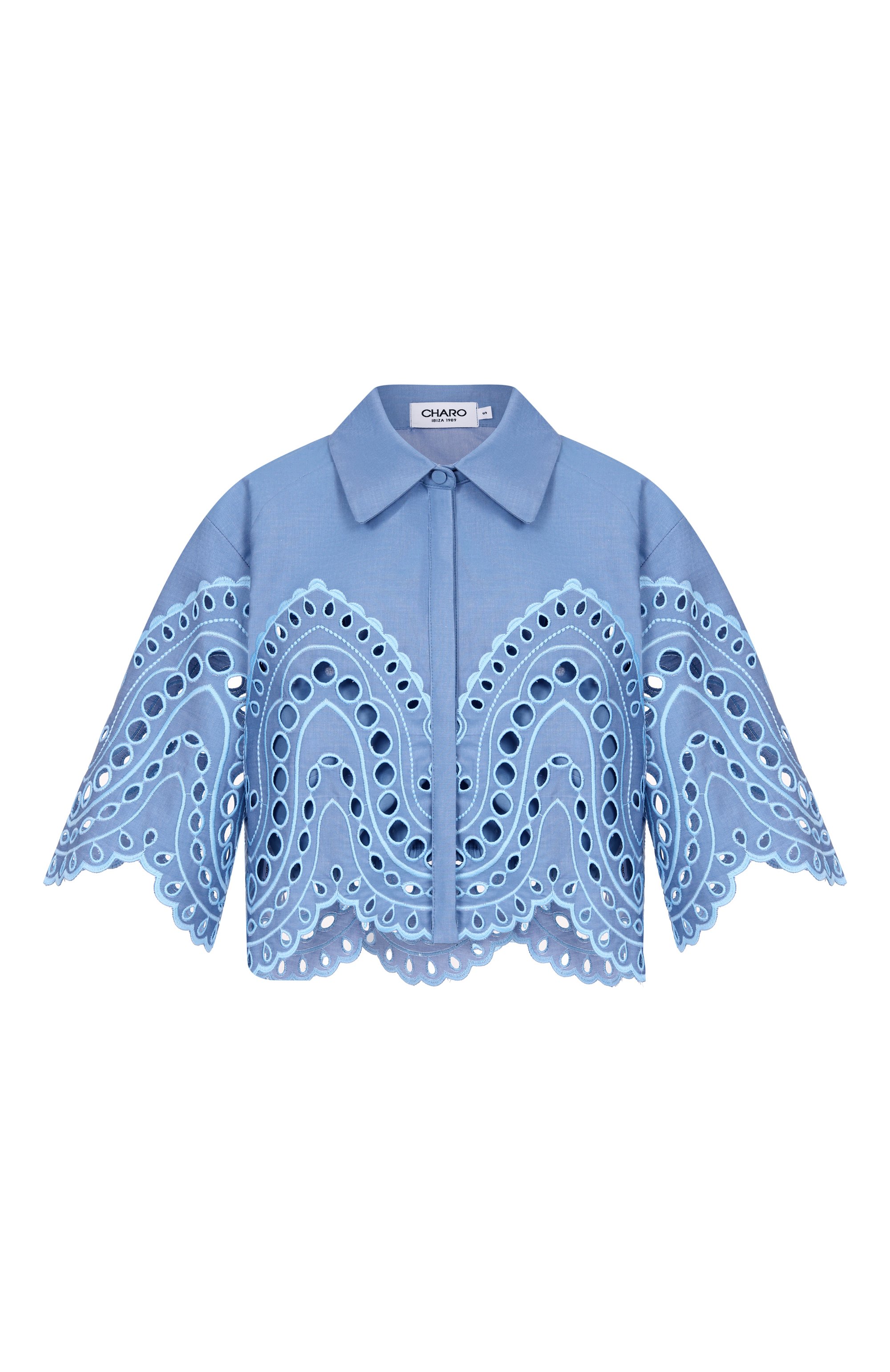 Хлопковая рубашка CHARO RUIZ IBIZA, арт. 263200, фото 1