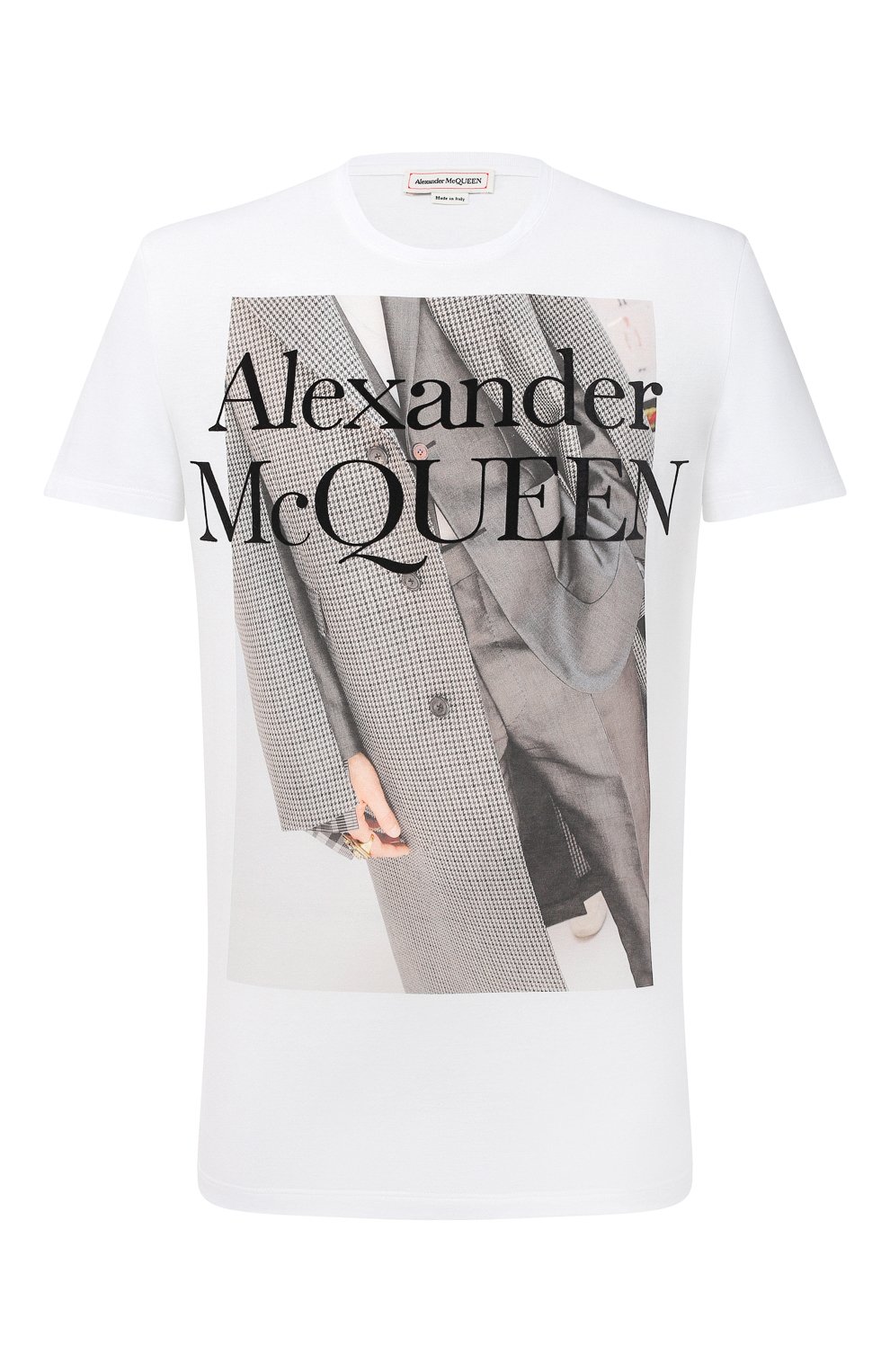 Хлопковая футболка ALEXANDER MCQUEEN, арт. 624171/QPZ61, фото 1