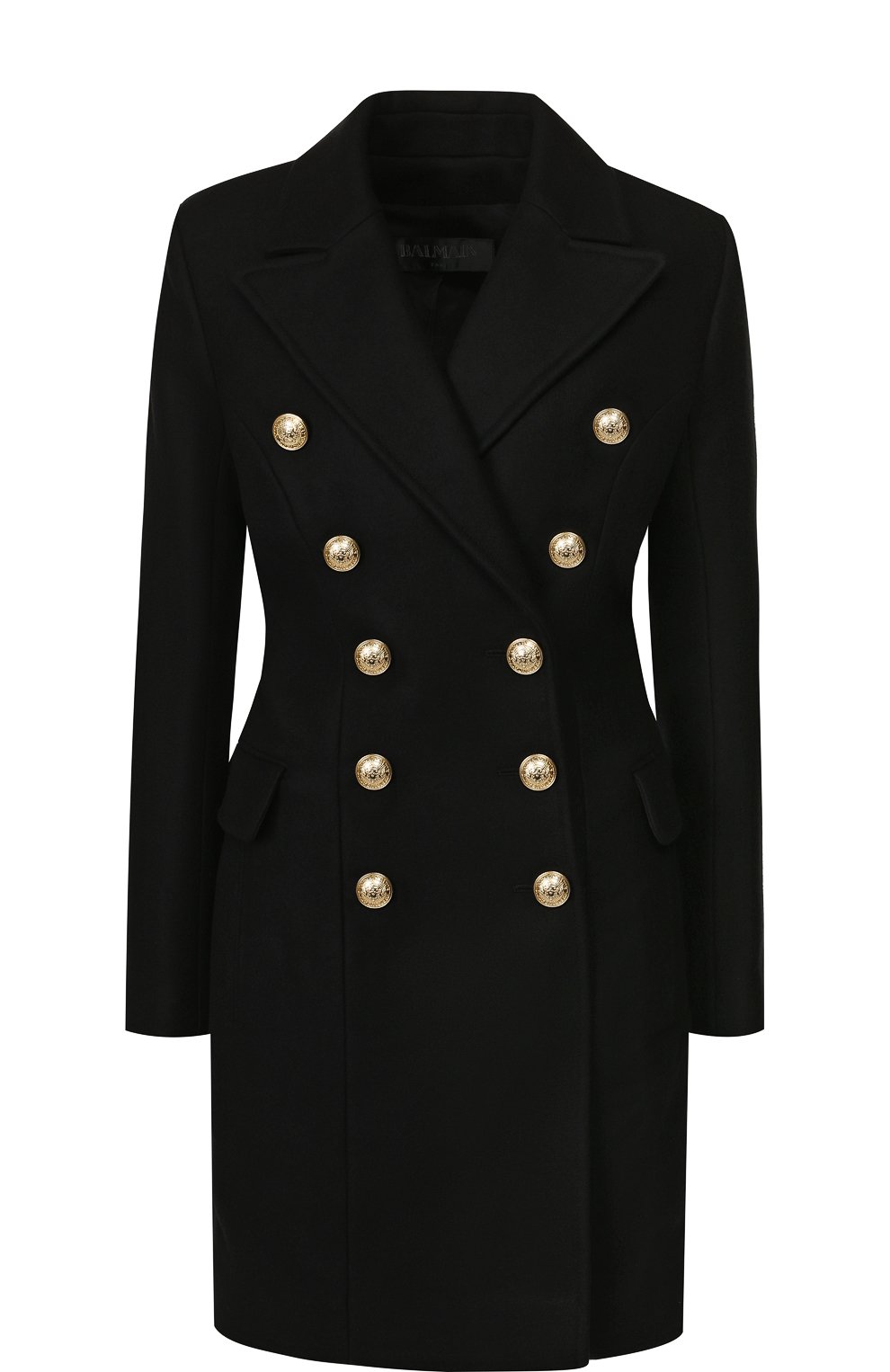 Двубортное пальто из смеси шерсти и кашемира BALMAIN, арт. 142400/W006, фото 1