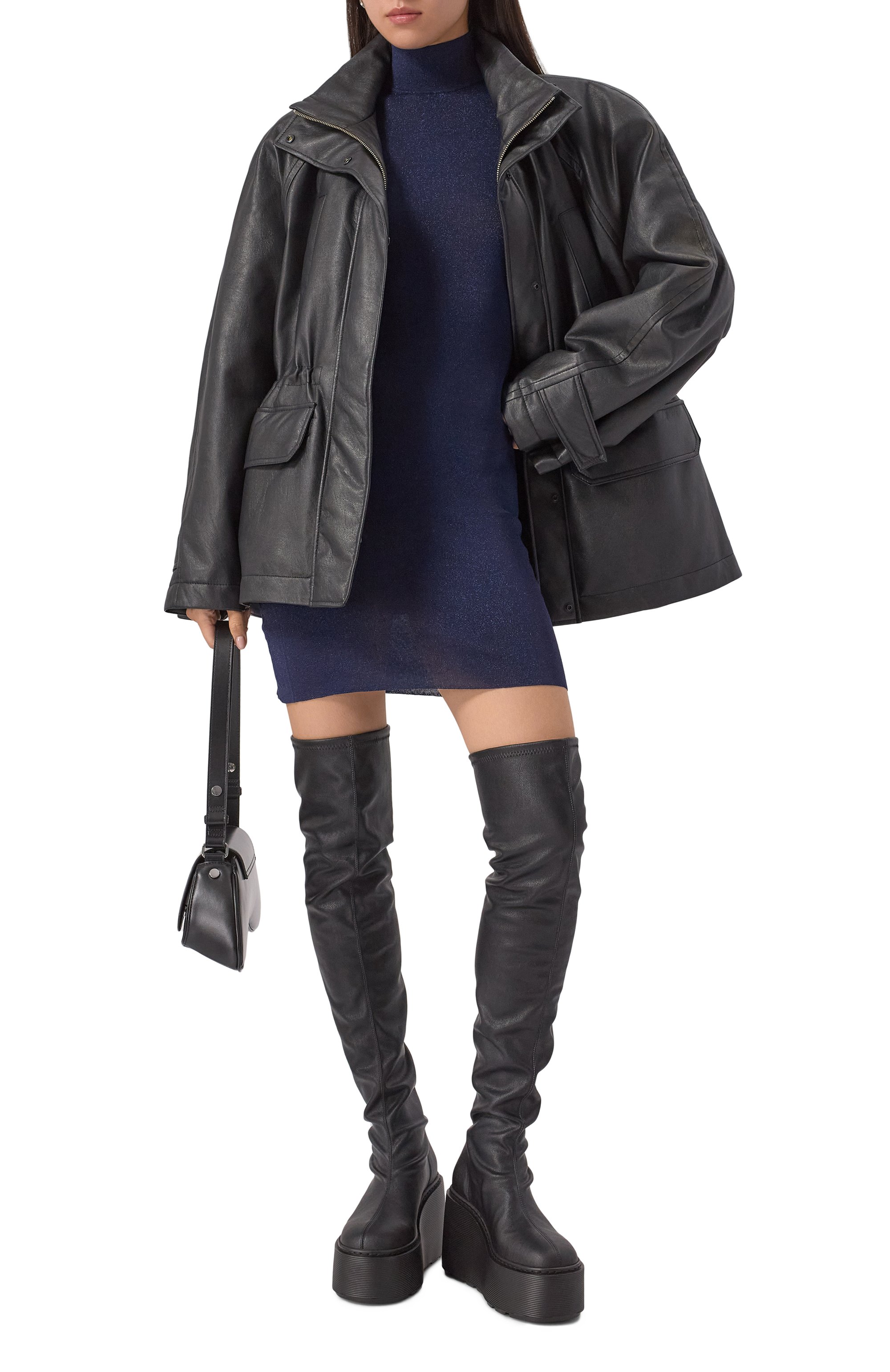 Текстильные ботфорты VIC MATIE, арт. 1H4254D_F20W020101, фото 2