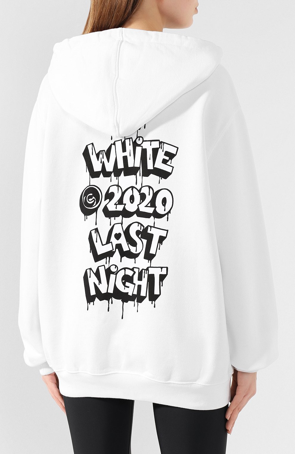 Хлопковое худи OFF-WHITE, арт. 0WBB035F190030660110, фото 4