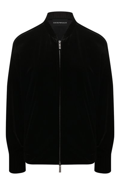 Женский бархатный бомбер EMPORIO ARMANI, арт. 6D2B6C/2JVZZ