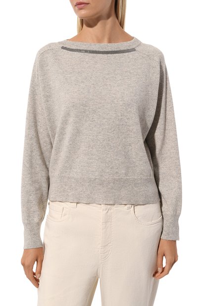 Кашемировый пуловер BRUNELLO CUCINELLI, арт. M1216BP415, фото 3