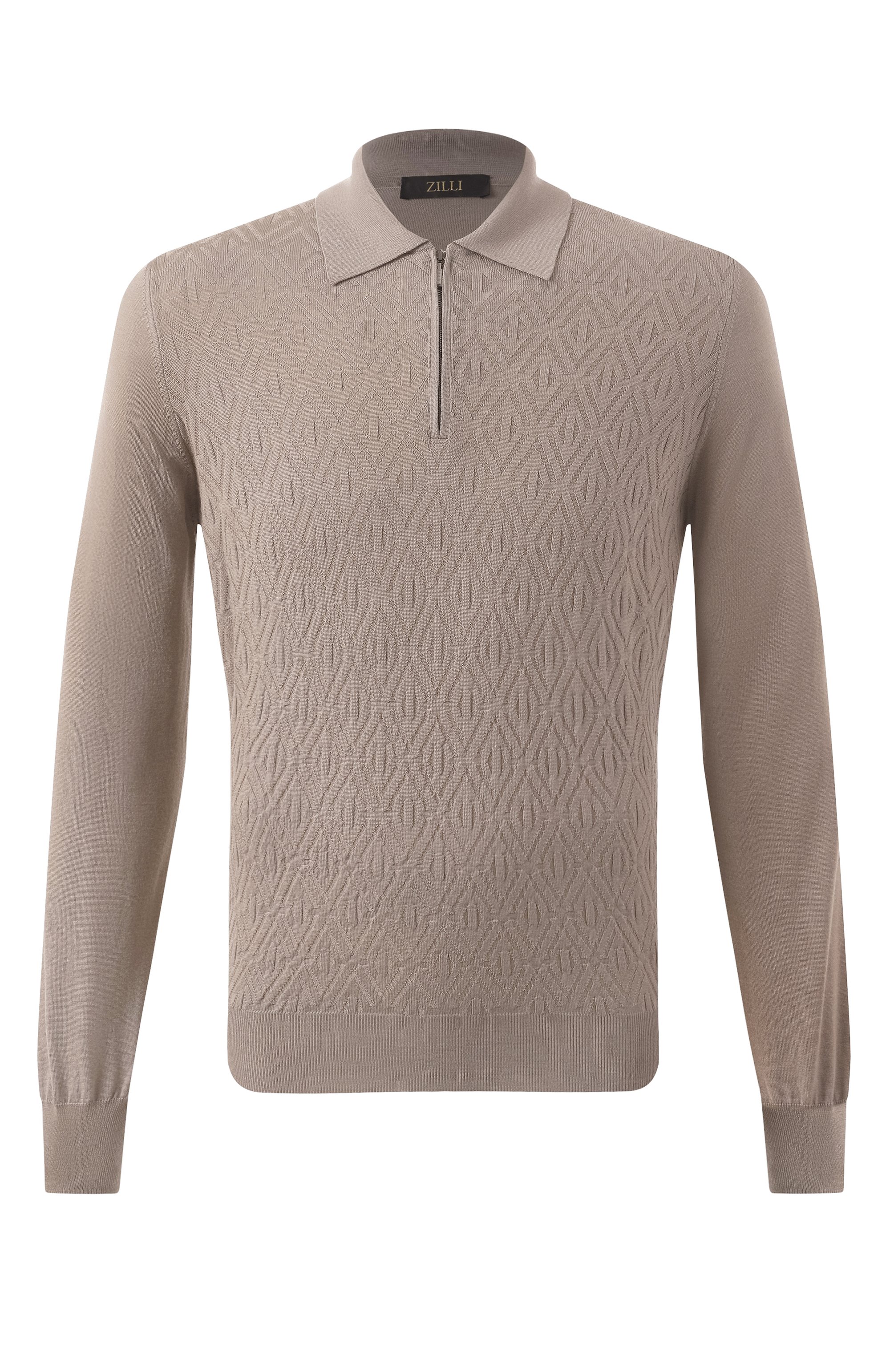 Поло из шерсти и шелка ZILLI, арт. KZP001M0230VRHB00, фото 1