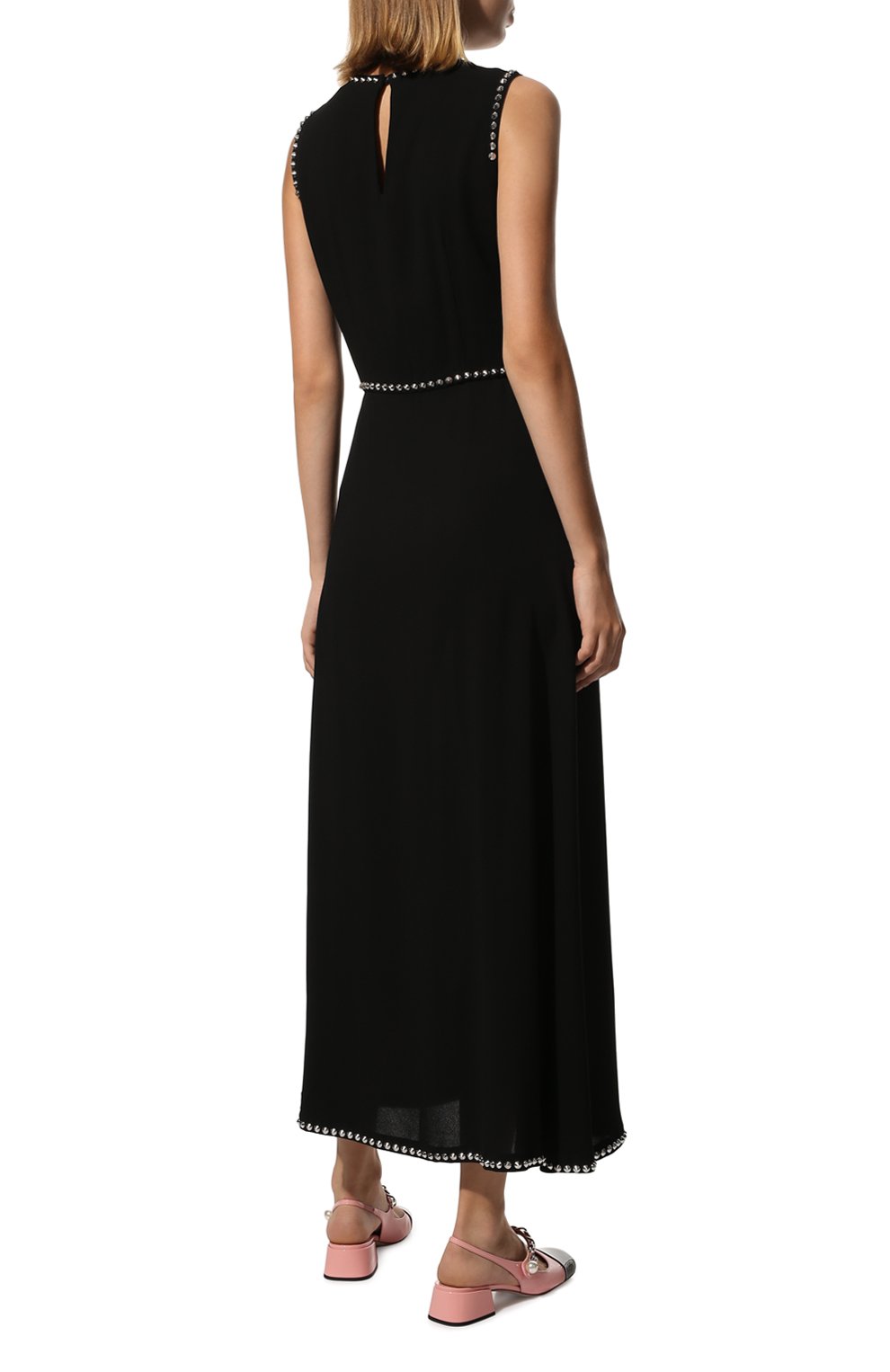 Платье MIU MIU черного цвета по цене 330000 руб., арт. MF4448-1ZRE-F0002, фото 4 Платье MIU MIU, арт. MF4448-1ZRE-F0002, фото 4