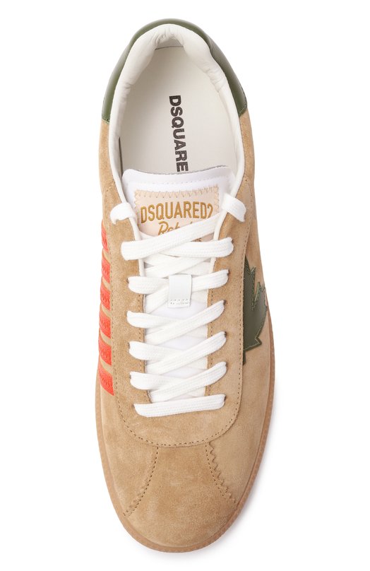 Замшевые кеды Rebels Dsquared2 SNM0468/23808702 Бежевый  SNM0468/23808702 Фото 6