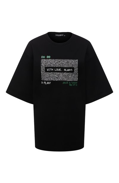 Женская хлопковая футболка DOLCE & GABBANA, арт. F8P13T/FU75A