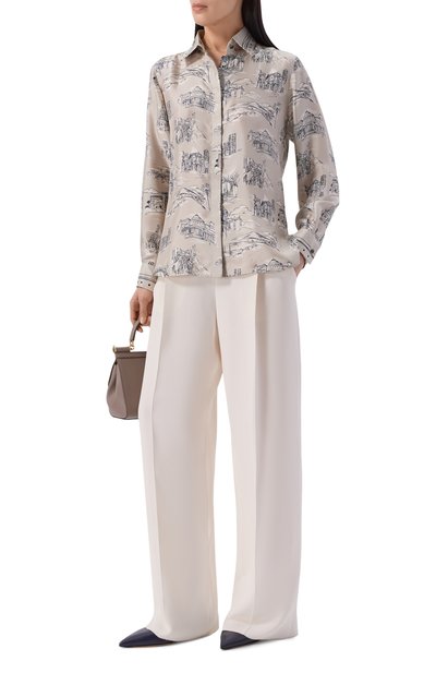 Шелковая рубашка MAX MARA, арт. MXMFAD0, фото 2