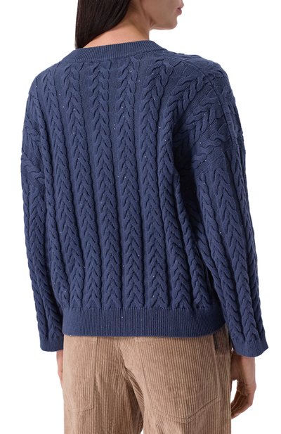 Хлопковый свитер BRUNELLO CUCINELLI, арт. MDV798102, фото 4