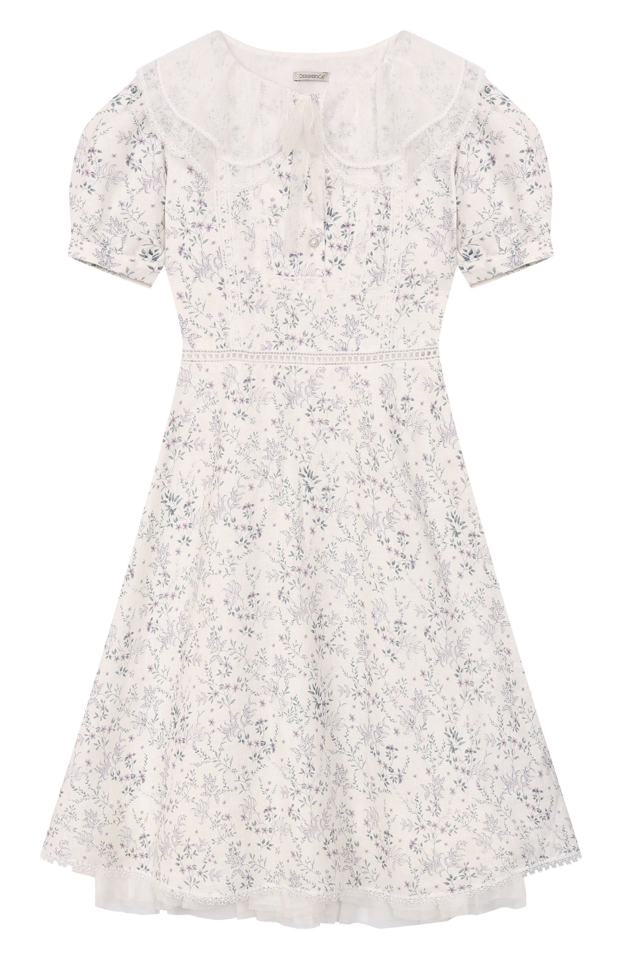 Льняное платье DESIGNERS CAT, арт. 100000K01001755/M0NTE, фото 1