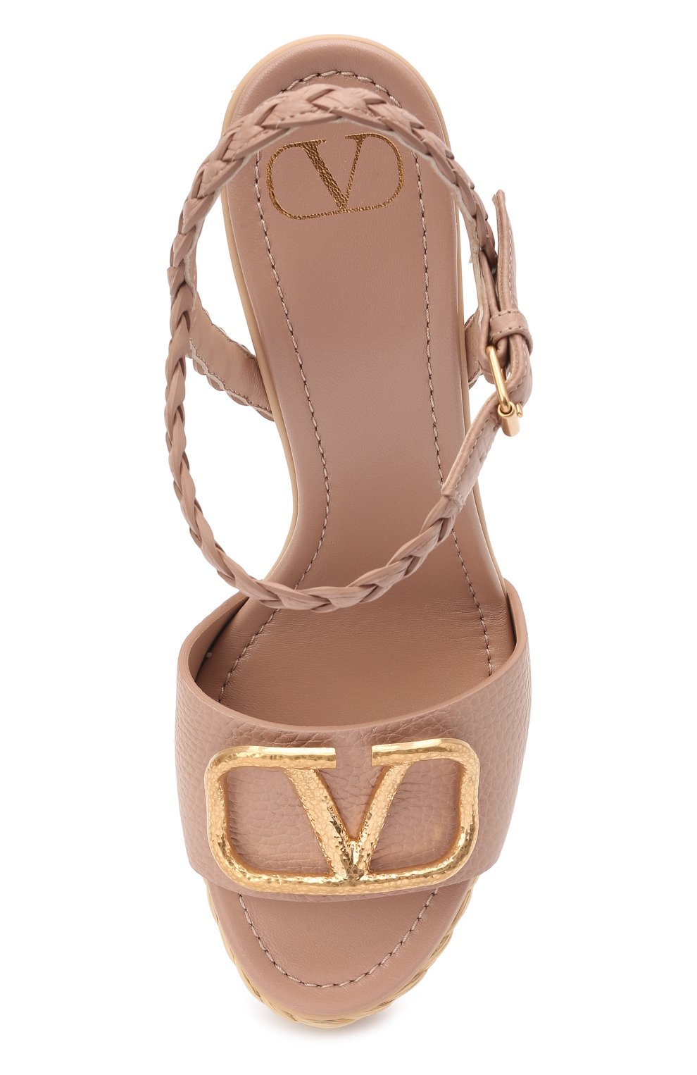 Кожаные босоножки vlogo signature VALENTINO, арт. VW2S0AX6/DWX, фото 5