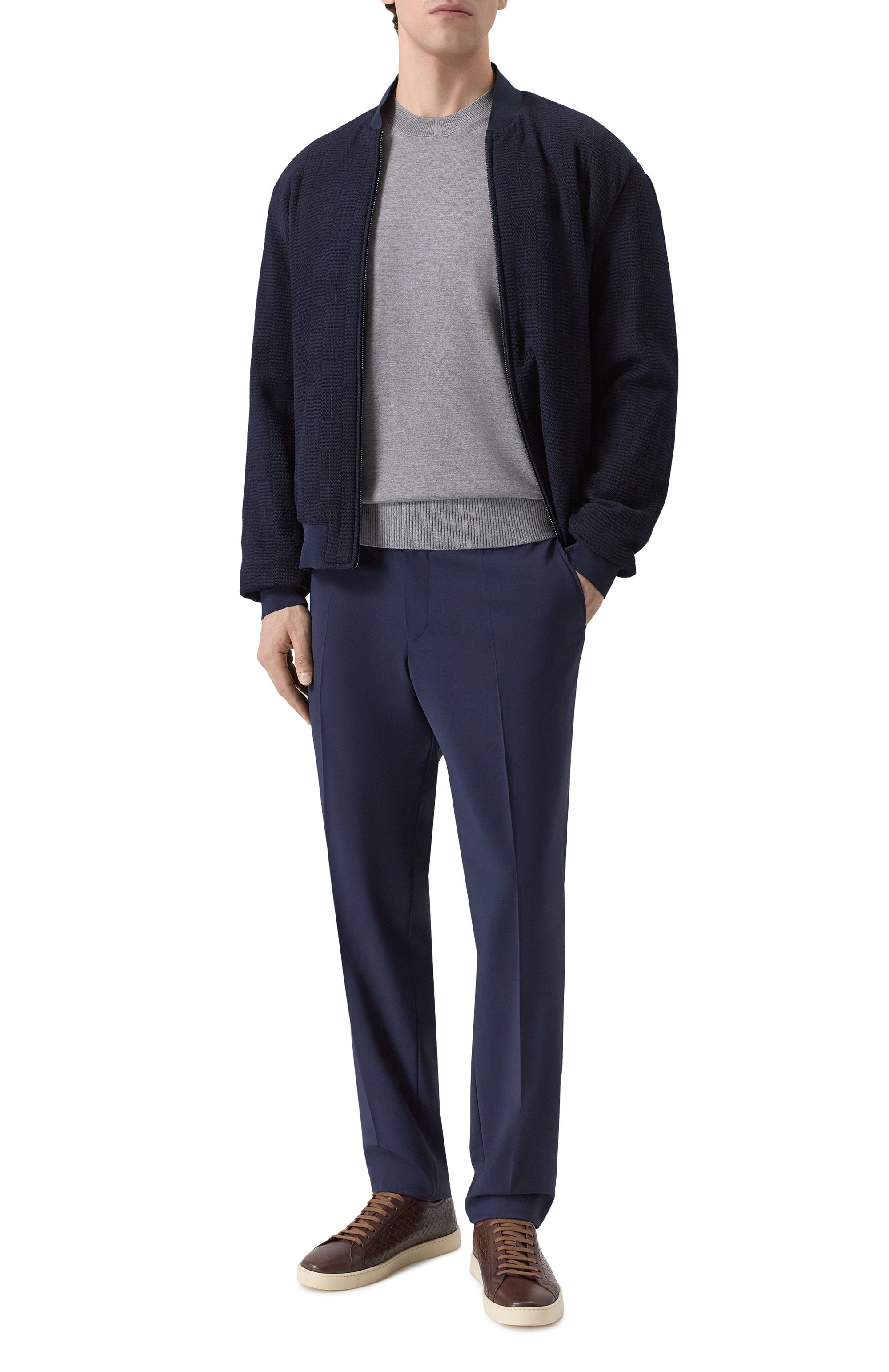 Шерстяной джемпер BOSS, арт. 50560476, фото 2