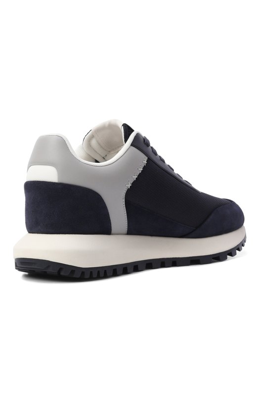 Комбинированные кроссовки Emporio Armani EM004839/AF24321 Синий  EM004839/AF24321 Фото 4