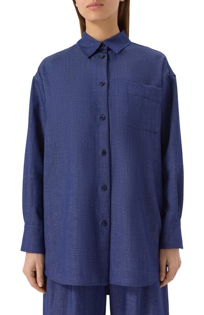 Рубашка из шерсти и льна COLOMBO, арт. CM00399/77184-U, фото 3